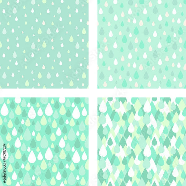 Obraz 大きさいろいろの雫詰め　