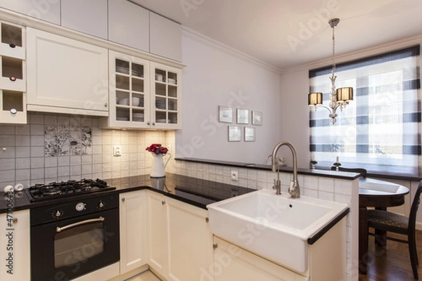 Fototapeta New stylish kitchen