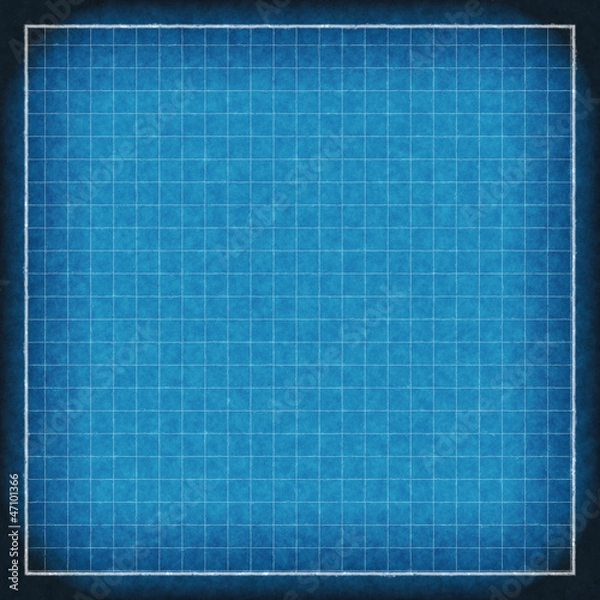 Obraz blue print paper