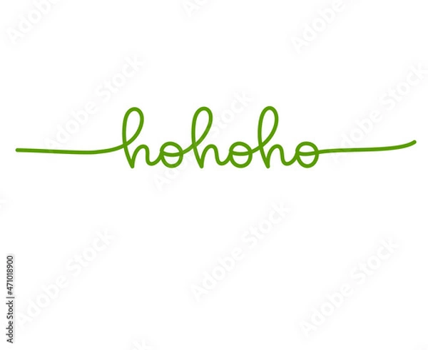 Obraz Ho ho ho phrase vector