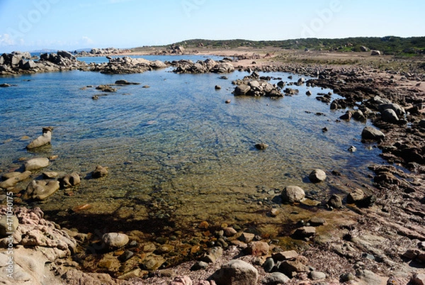 Obraz Veduta della costa di Punta li Francesi