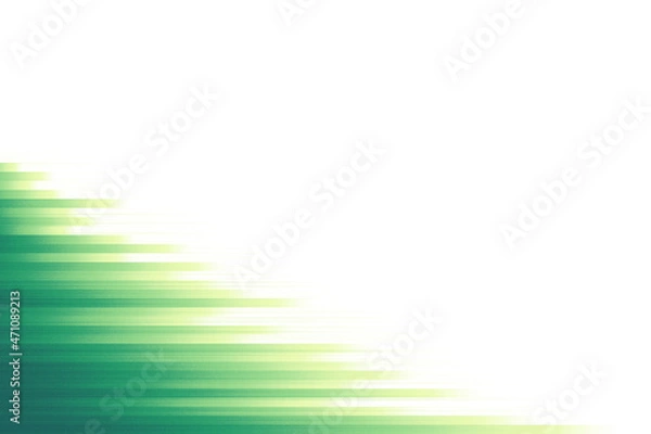Fototapeta 緑の階段状の帯背景イラスト
