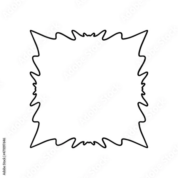 Fototapeta Frame Line Art