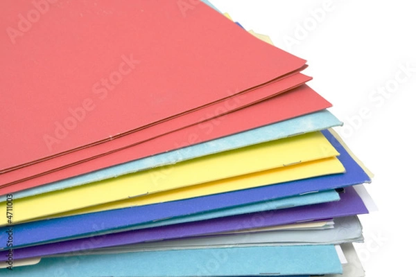 Fototapeta file folders