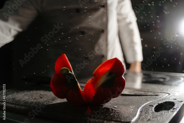 Obraz chef preparing food
