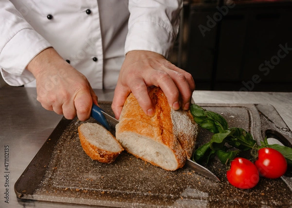Obraz chef preparing food