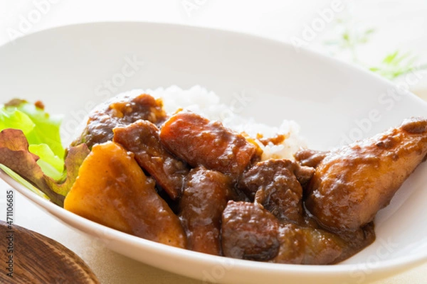 Fototapeta 手作りポークカレー