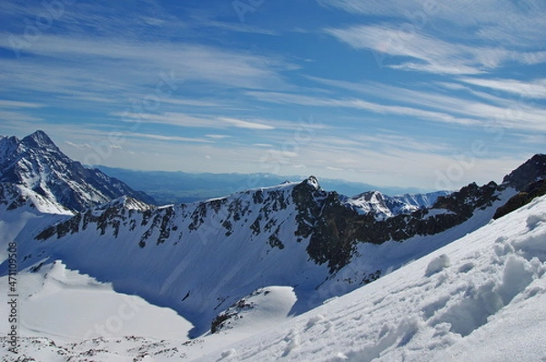 Fototapeta Widok z Przełęczy Zawrat