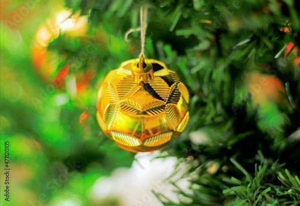 Obraz christmas ball on a tree