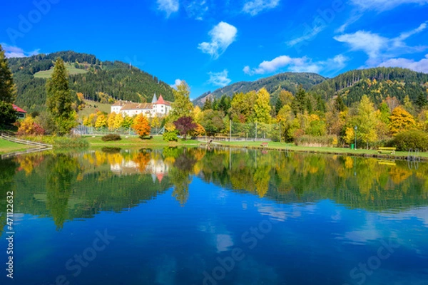 Obraz See, Schloss Wasserberg