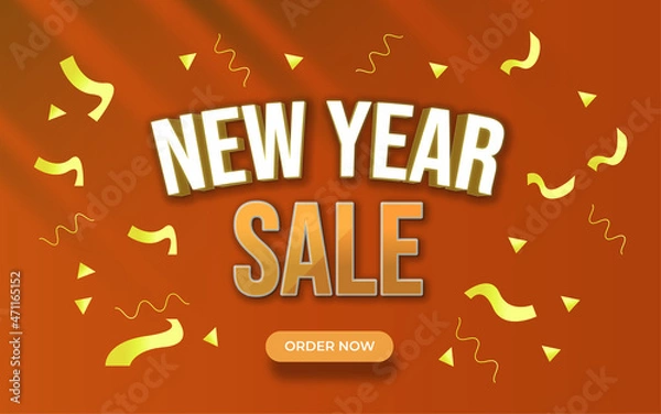 Obraz modern background New year sale