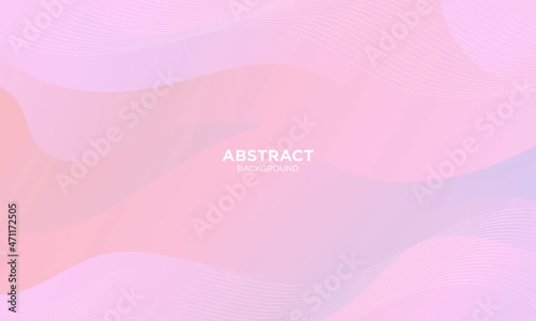 Fototapeta Abstract Pink waves geometric background. Modern background design. gradient color. Fluid shapes composition. Fit for presentation design. website, banners, wallpapers, brochure, posters