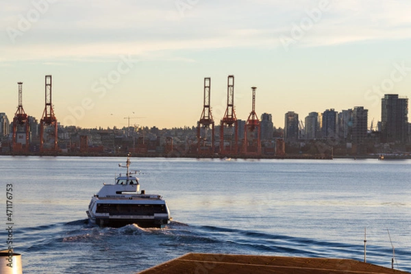 Obraz バンクーバー, カナダ, ダウンタウン, シーバス