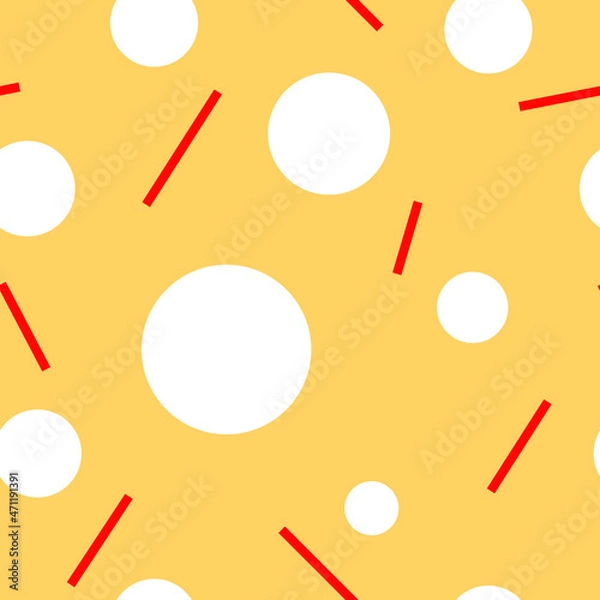 Fototapeta Vector pattern with arrows and circles