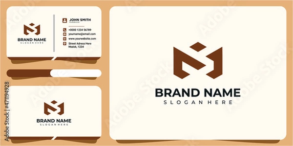 Obraz MPX Letter Initial Logo Design Template Vector Illustration