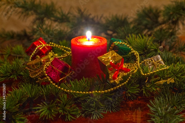 Obraz Christmas Candle