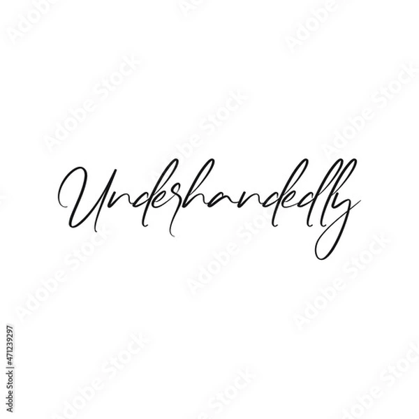 Fototapeta signature logo design 