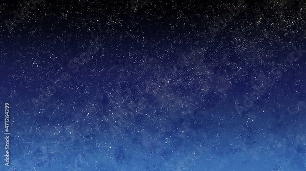 Fototapeta 夜空イメージのイラスト素材