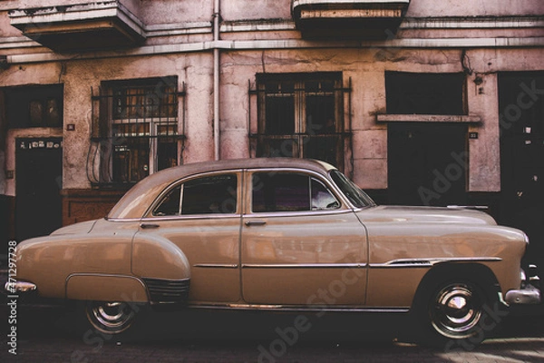 Obraz old abandoned car