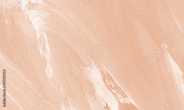 Fototapeta Gouache hand drawn with tan color