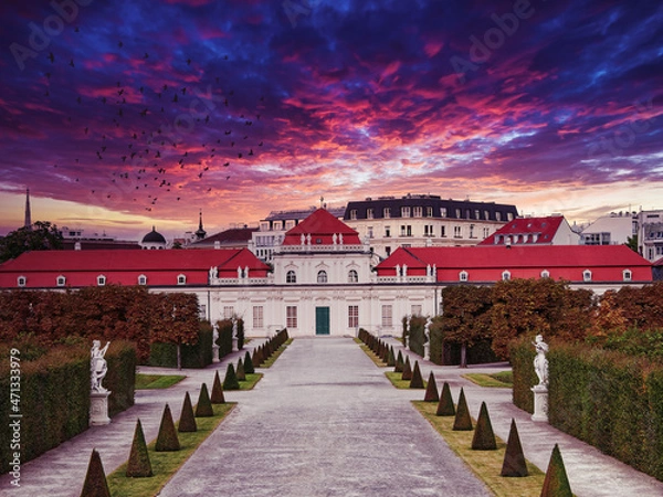 Obraz Belvedere in Wien