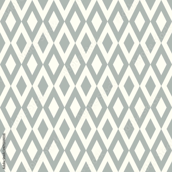 Fototapeta vector monochrome background with gray diamonds