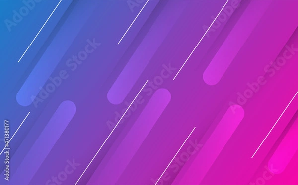 Fototapeta Abstract Colorful geometric background. Liquid color background design. Fluid shapes composition