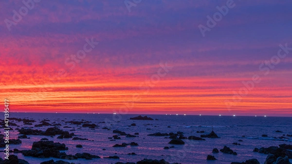 Obraz 해질녘 제주바다