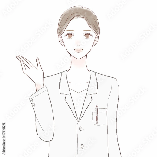 Obraz 案内している女性医師