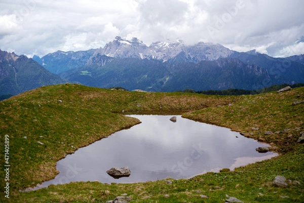 Obraz Sunny day on dolomites