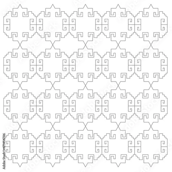 Obraz Luxury design Ornaments Aztecs Pattern, Texture, Background