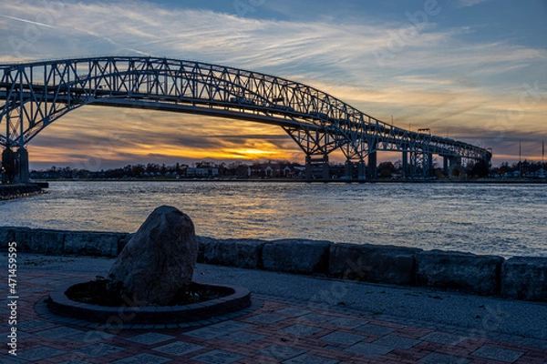 Obraz Sunset at the Bridges