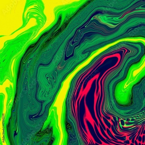 Obraz abstract colorful alien background