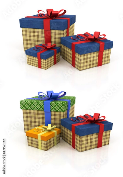 Obraz Colored box with gifts