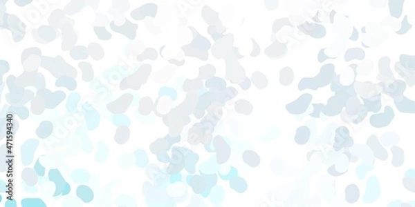 Fototapeta Light purple vector background with random forms.