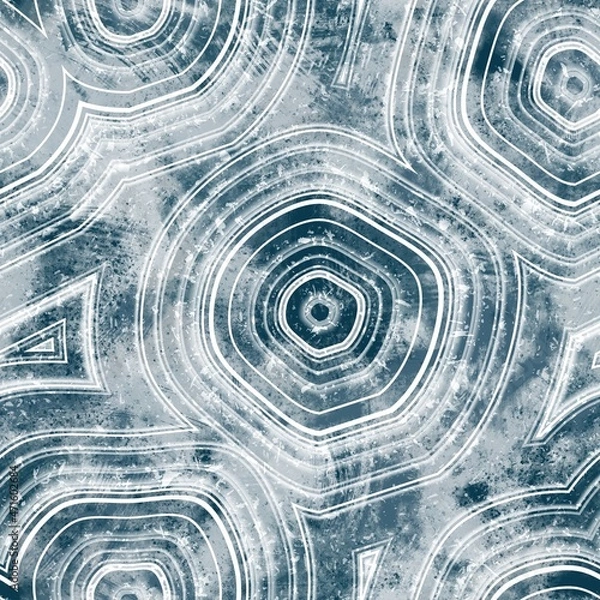 Fototapeta Seamless navy blue and white abstract grungy seamless surface pattern design for print. High quality illustration. Texture for background or textile or fabric or wallpaper or interior design.