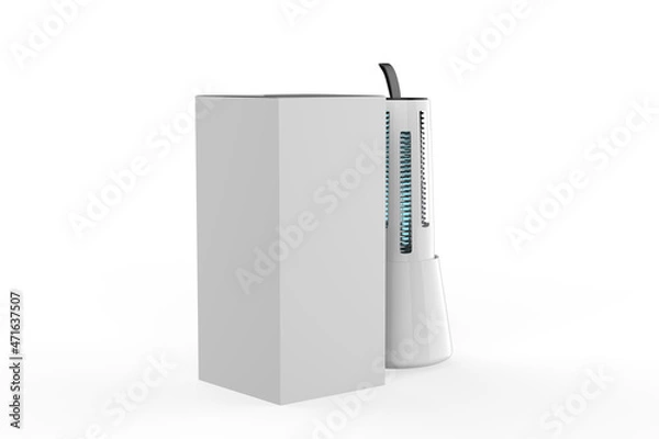 Fototapeta Eco Friendly Electronic LED Mosquito Killer Machine Trap Lamp, Theory Screen Protector Mosquito Killer lamp for Home, USB Powered. 3d illustration