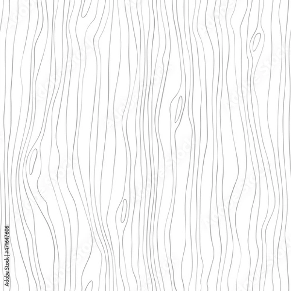 Fototapeta Seamless wooden pattern. Wood grain texture. Dense lines. Abstract background. Vector illustration