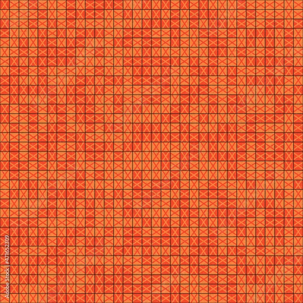 Fototapeta Abstract Geometric Pattern generative computational art illustration