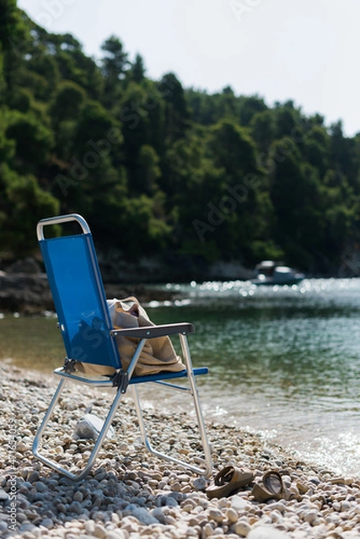Obraz chair on the beach