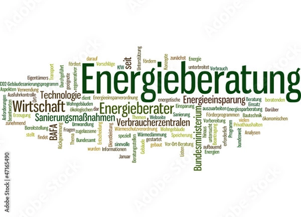 Obraz Energieberatung
