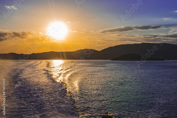 Obraz sunset over the sea