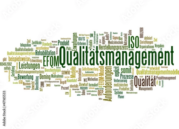 Fototapeta Qualitätsmanagement