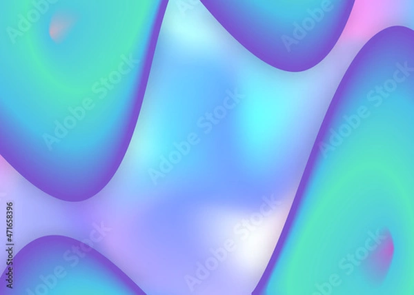 Fototapeta Liquid elements background with dynamic shapes and fluid.