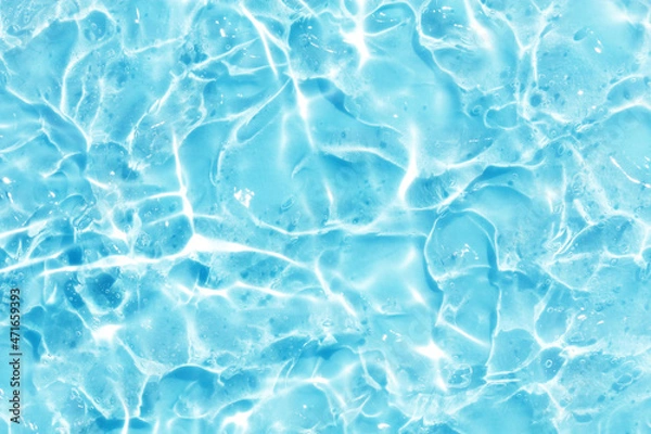 Fototapeta 水 ジェル 波 ブルー テクスチャ 背景