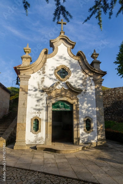 Fototapeta Chapel of Saint Sebastian in Valença, Portugal 