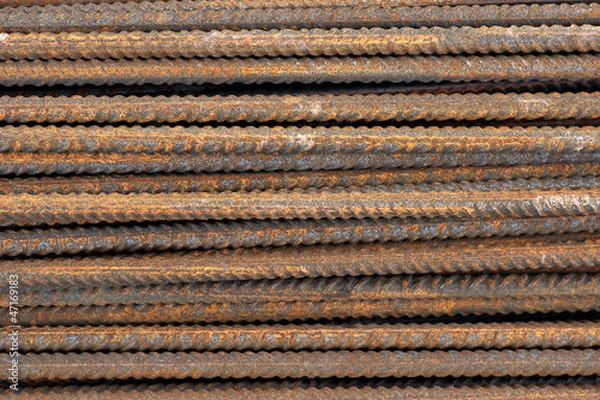 Fototapeta Rusty metal bars