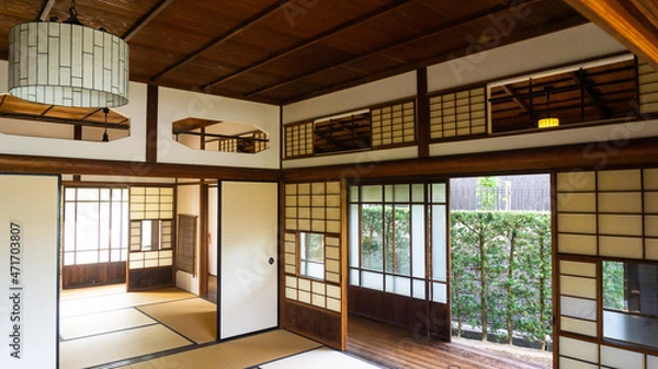 Obraz 日本の古民家 山口県萩市