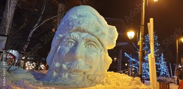 Obraz buddha statue in the temple