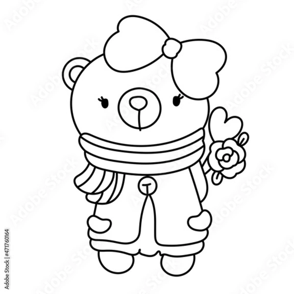 Fototapeta Valentines bear